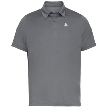 Odlo Hiking/Leisure Polo Cardada (100% Polyester, high wearing comfort) grey Men